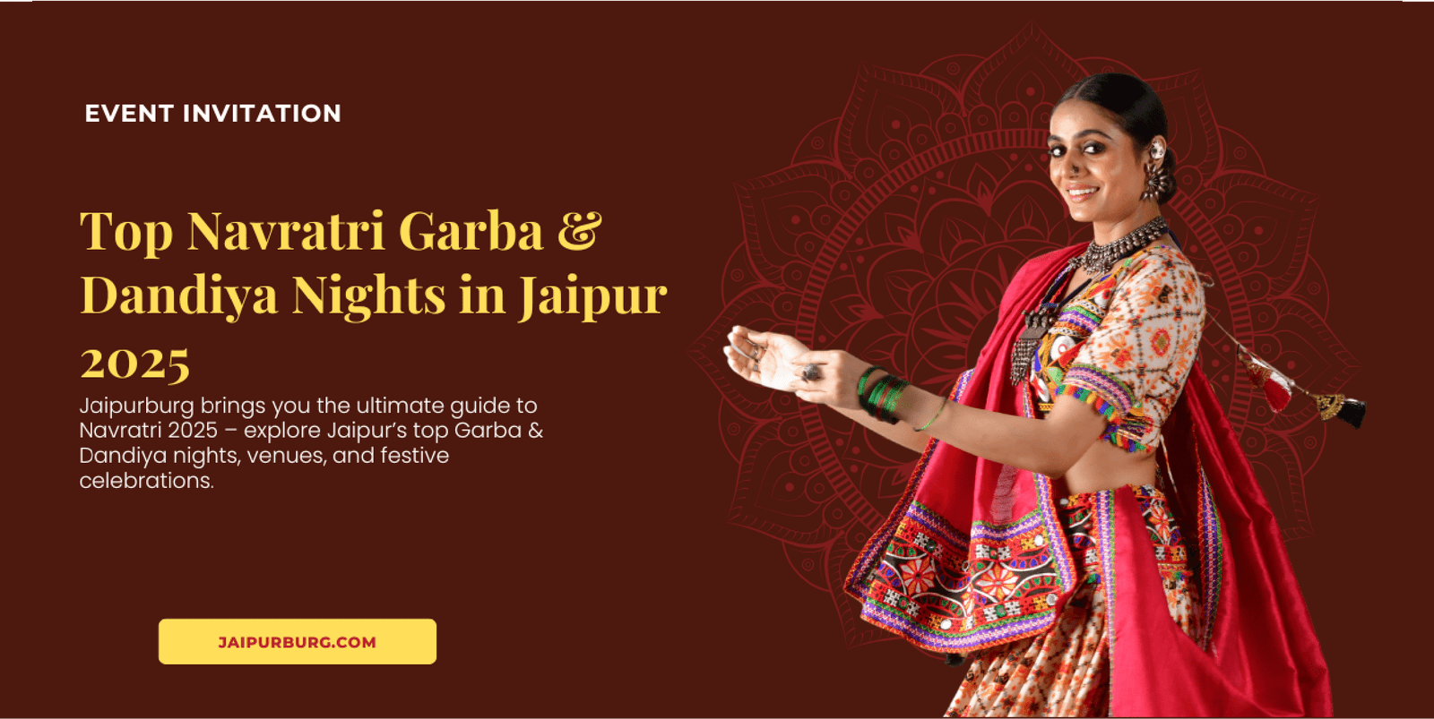 Top Navratri Garba & Dandiya Nights in Jaipur 2025 – Dates, Venues & Tickets